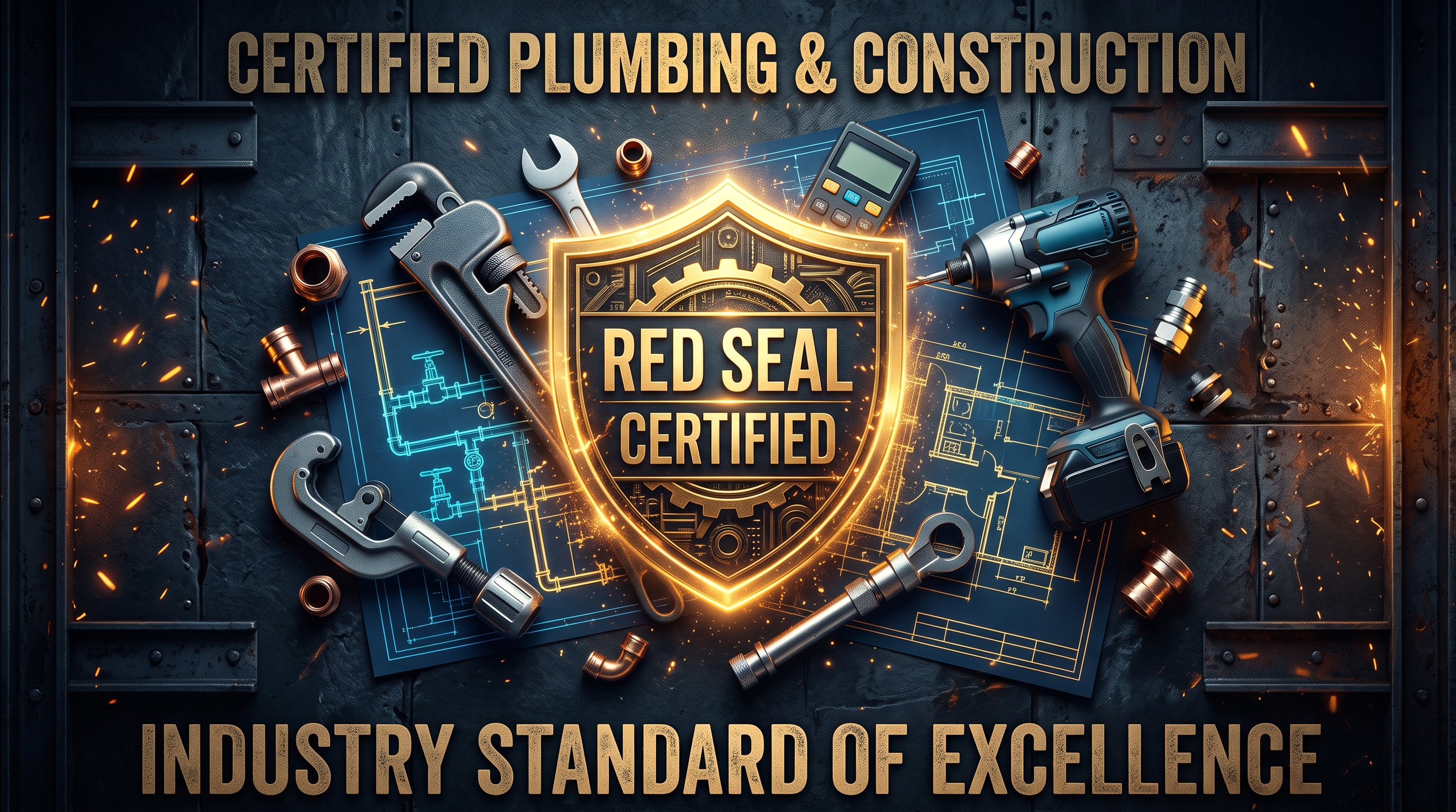 Red Seal Exam Completion Financial Payoff Poster